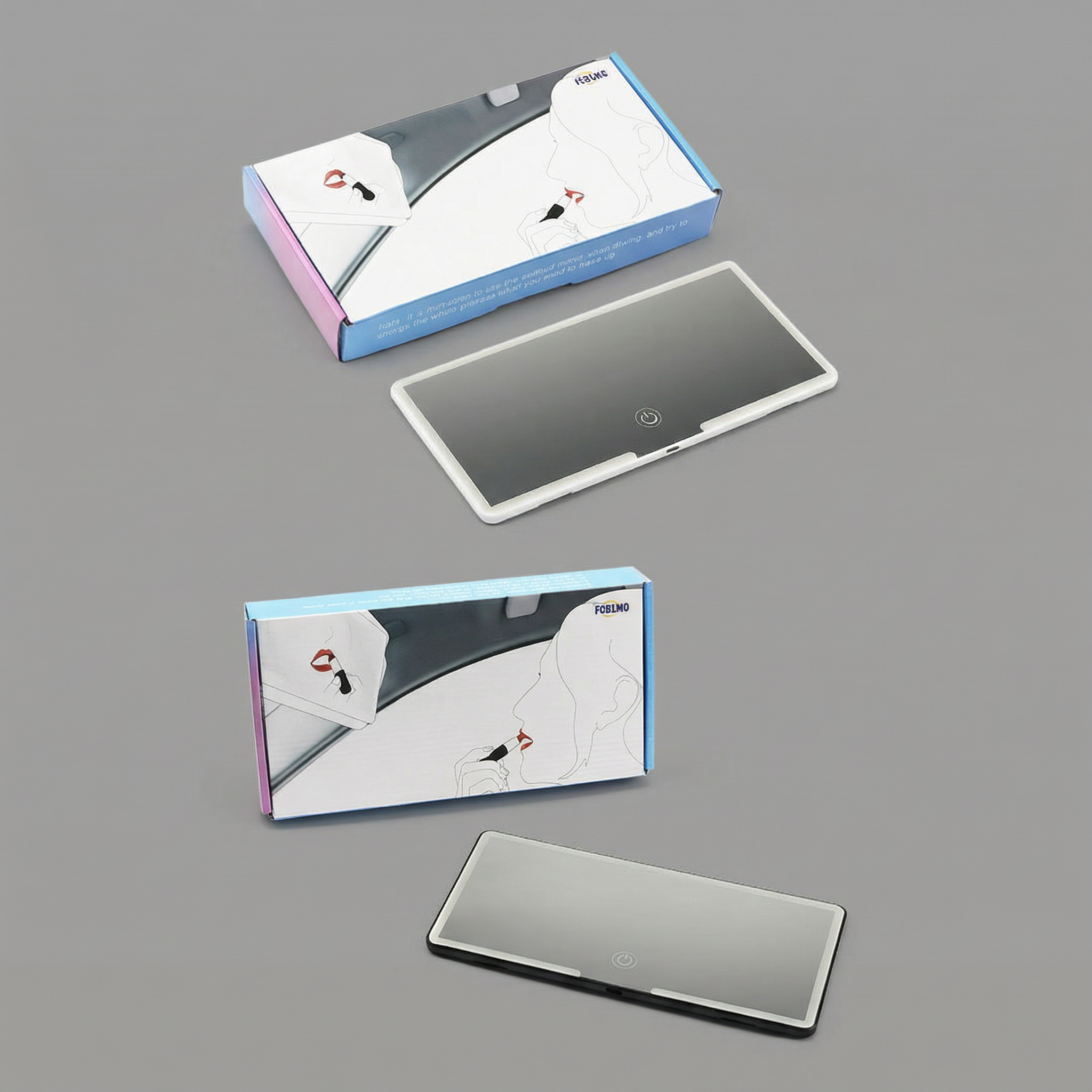 Car Sun Visor LED Makeup Mirror with Dimming